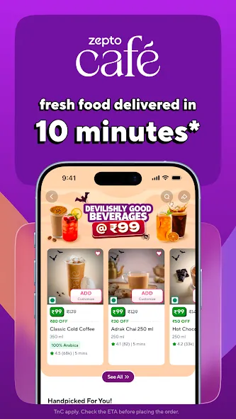 Zepto:10-Min Grocery Delivery* screenshot 4