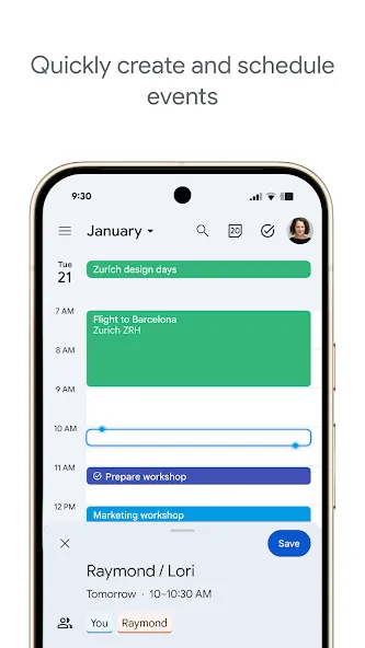 Google Calendar screenshot 2
