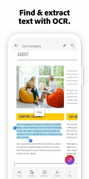 Adobe Scan AI PDF Scanner, OCR screenshot 5