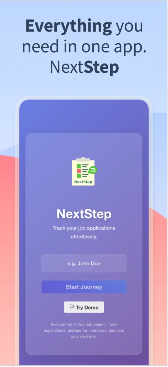 NextStep – Manage Interviews screenshot 1