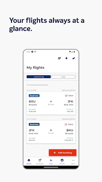 Brussels Airlines screenshot 3