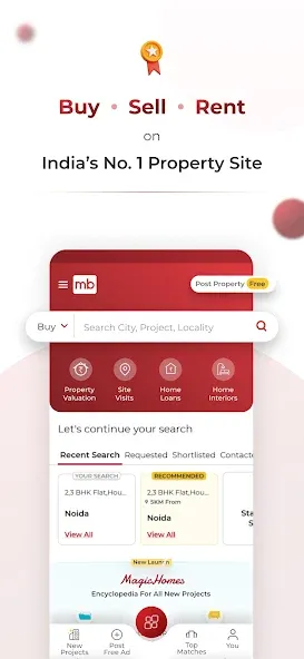 Magicbricks Buy, Rent Property screenshot 1
