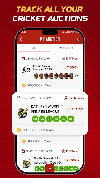 CricAuction™ - Cricket Auction screenshot 2