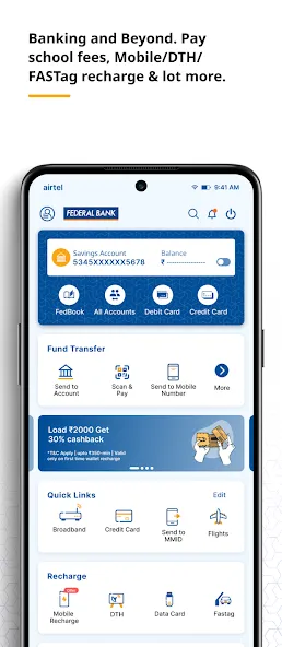 Federal Bank - FedMobile screenshot 1