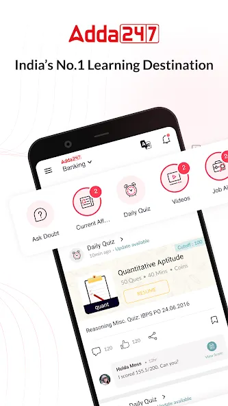 Adda247 Exam Preparation App screenshot 2