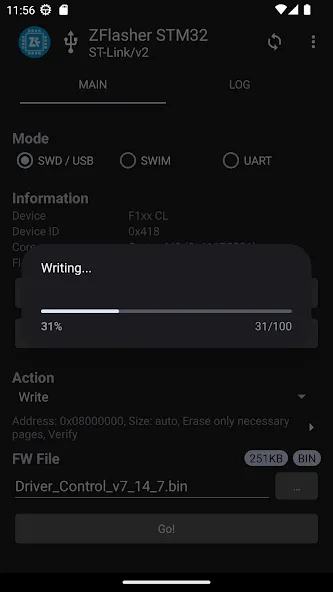 ZFlasher STM32 screenshot 4