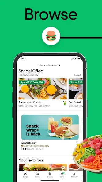 Uber Eats: Food and Grocery screenshot 3