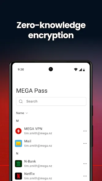 MEGA Pass Password Manager screenshot 5