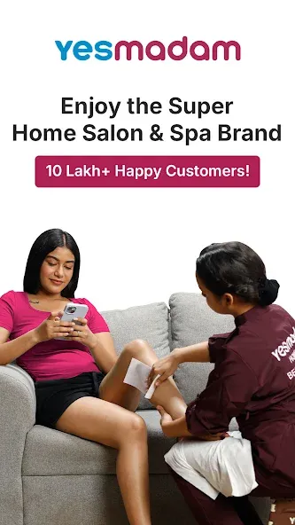 Yes Madam - Salon at Home screenshot 1