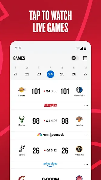 NBA: Live Games & Scores screenshot 2