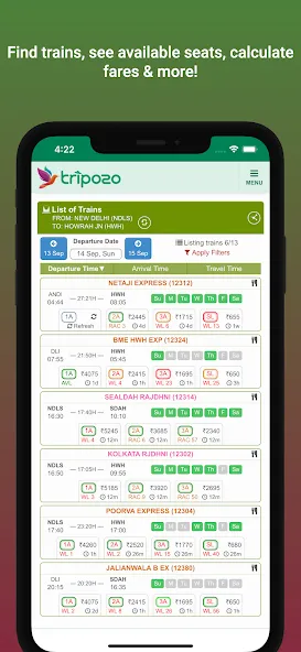 Tripozo: Train Flight & Travel screenshot 3