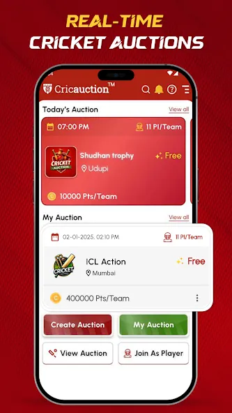 CricAuction™ - Cricket Auction screenshot 1