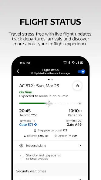Air Canada + Aeroplan screenshot 3