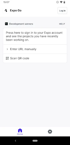 Expo Go screenshot 1