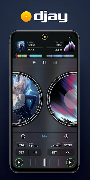 djay - DJ App & AI Mixer screenshot 1