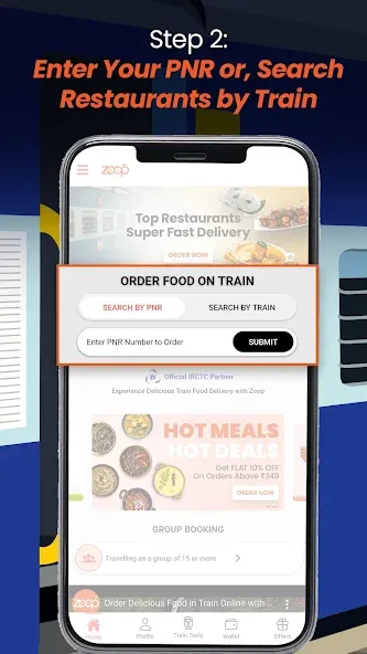 Zoop India-Order Food in Train screenshot 2