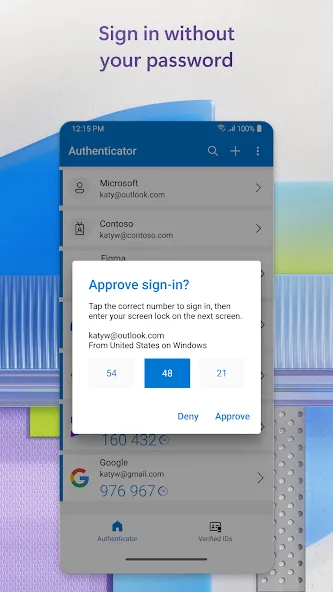 Microsoft Authenticator screenshot 4