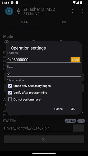 ZFlasher STM32 screenshot 3