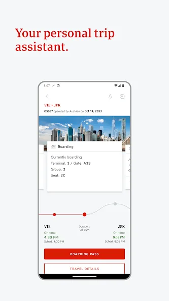 Austrian Airlines screenshot 4