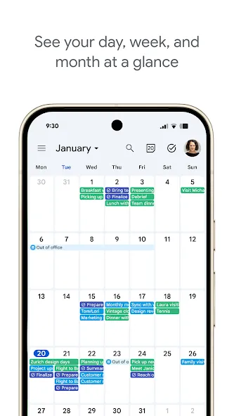 Google Calendar screenshot 5