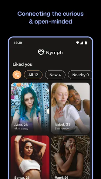 Nymph: Open-Minded Dating App screenshot 3