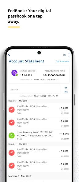 Federal Bank - FedMobile screenshot 4