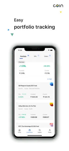 Coin by Zerodha - Mutual funds screenshot 3