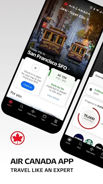 Air Canada + Aeroplan screenshot 1