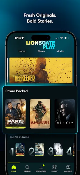 Lionsgate Play: Movies & Shows screenshot 2