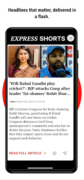 Indian Express: News & Epapers screenshot 3