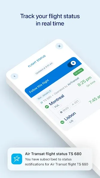 Air Transat | Flights & Travel screenshot 4