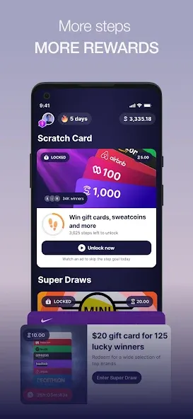 Sweatcoin・Walking Step Counter screenshot 3