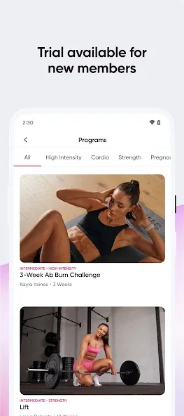 Sweat: Fitness App For Women screenshot 3