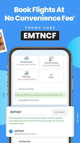 EaseMyTrip Flight, Hotel, Bus screenshot 4