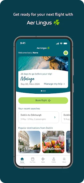 Aer Lingus App screenshot 1