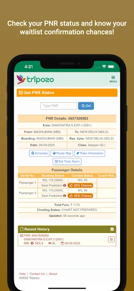 Tripozo: Train Flight & Travel screenshot 4