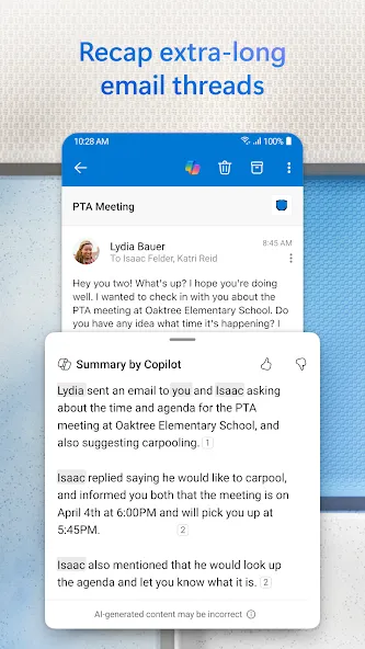 Microsoft Outlook screenshot 3