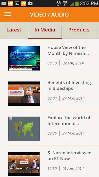 MFConnect screenshot 3