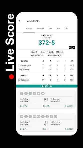 STUMPS - The Cricket Scorer screenshot 2