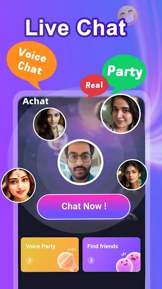Achat - Global Voice Chat screenshot 1