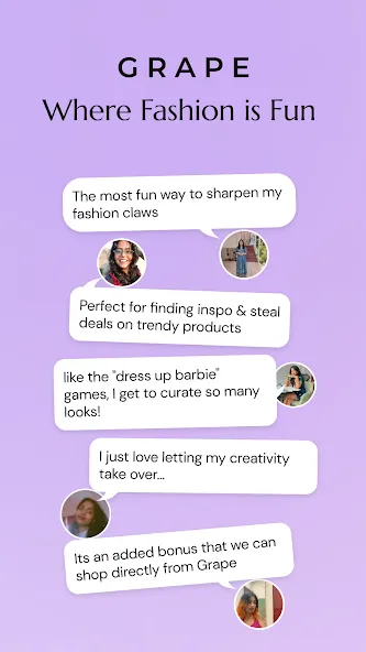 Grape - Where Fashion is Fun screenshot 1