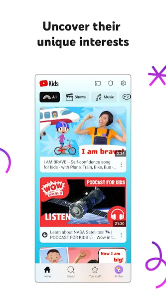 YouTube Kids screenshot 1