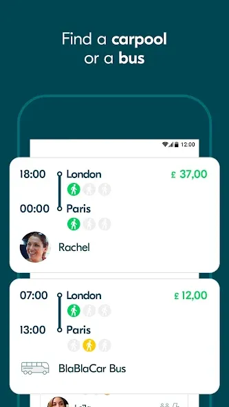 BlaBlaCar: Carpooling and Bus screenshot 2