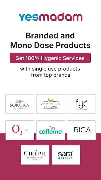 Yes Madam - Salon at Home screenshot 3