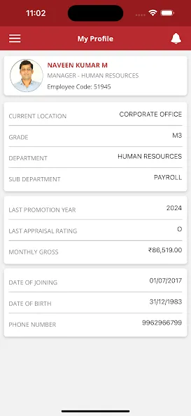 GRT Employee App screenshot 1