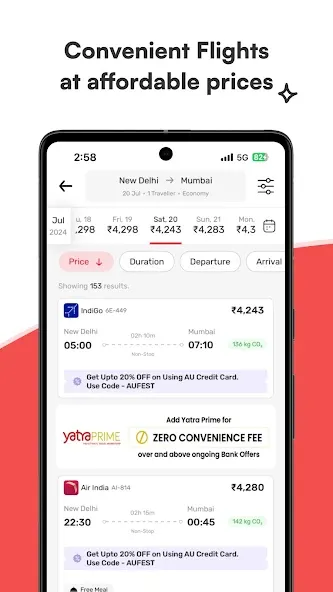 Yatra - Flights, Hotels, Bus screenshot 4