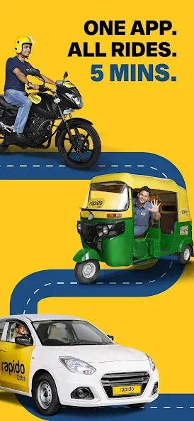 Rapido: Bike-Taxi, Auto & Cabs screenshot 1