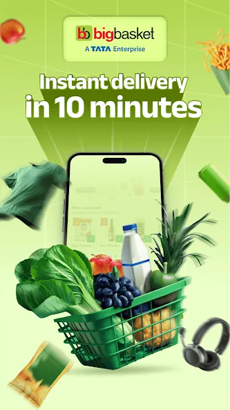 bigbasket: 10 min Grocery App screenshot 1