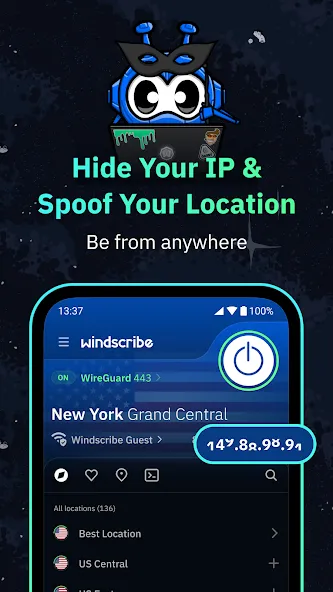 Windscribe: Fast & Secure VPN screenshot 5