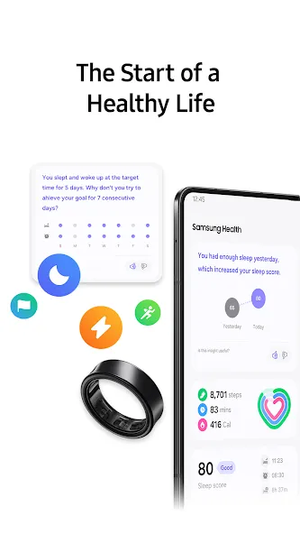 Samsung Health screenshot 1